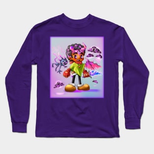 Little heroe with powers Long Sleeve T-Shirt